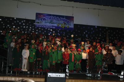 Sparkle and Shine
Center School’s first, second, and third graders treated their classmates and teachers to their annual holiday performance in the gymnasium on Monday, December 21. The students presented “Sparkle and Shine,” a musical celebrating the light at the top of the tree. Photos by Jean Perry
