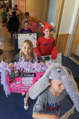 Center School Vocabulary Day
Center School held its very own first annual Vocabulary Day Parade on Thursday, June 8. Students dressed up as their chosen word to personify its meaning and strutted around for all to read. Photos by Colin Veitch
