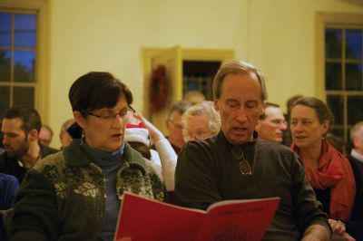 Tinkhamtown Chapel Christmas
The spirit of Christmas came to Mattapoisett on December 19 by way of Christmas caroling at the annual Tinkhamtown Chapel Christmas carol sing. The little chapel was filled with the voices of those who keep this decades-old tradition alive and pass it on to the next generation. Photos by Colin Veitch
