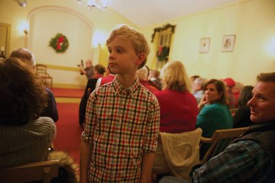 Tinkhamtown Chapel Christmas
The spirit of Christmas came to Mattapoisett on December 19 by way of Christmas caroling at the annual Tinkhamtown Chapel Christmas carol sing. The little chapel was filled with the voices of those who keep this decades-old tradition alive and pass it on to the next generation. Photos by Colin Veitch
