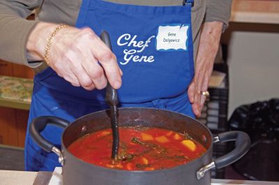 Cook-Off
The First Congregational Church of Marion held its 2nd Annual Chowder and Kale Cook-Off at the church community center on Saturday, March 21, 2012.  There were seven chowders and four kale soups in competition. Photos by Eric Trippoli
