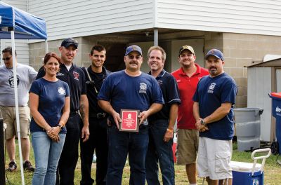 Mattapoisett Firefighter’s Association
The Mattapoisett Firefighter’s Association hosted a chowder competition on September 13 on the Mattapoisett Knights of Columbus grounds. Between 300 and 400 guests came to sample the chowder of 16 different teams, split into two categories: public safety and professional. The Rochester Firefighter’s Association took first place in the public safety category and also won the People’s Choice Award. Photos by Denzil Ernstzen
