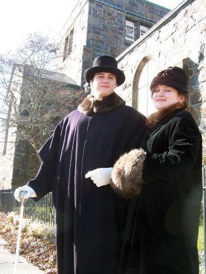 A Christmas Carol
Students Peter Carboni of Wareham and Abigail Wheeler of Marion prepare for an upcoming production A Christmas Carol: Scrooge and Marley. The cast features over twenty actors from area towns. The production opens on Friday, December 2 at 7:30 pm at The Alley Theatre, 133 Center Street in Middleboro and runs on Saturday, December 3 at 3:00 pm and at 7:30 pm. Tickets are $15 per person. For more information please call 508-946-1071 or visit burtwoodschool.com. Photo courtesy of Burt Wood School of Performing 
