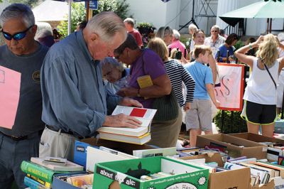 Super Duper Summer Fair
 The First Church of Marion held its Annual Super Duper Summer Fair on July 25. The fundraising event is a familiar, welcome event every summer in Marion, and it has something to offer everyone. The fair featured a plant sale, White Elephant, games for the kids, book sale, yard sale, and of course, clam cakes. Photos by Jean Perry
