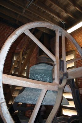 Bell Tower
The bell in the Center School Clock Tower.  Photo by Anne Kakley.
