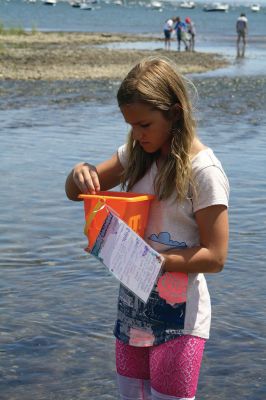 Shining Tides in Mattapoisett
Children explored the shore with Cassie Lawson and Becca Stroud from the Buzzards Bay Coalition on July 31 at Shining Tides in Mattapoisett, enjoying a scavenger hunt along with the exploration of sea animal habitats. Photos by Jean Perry
