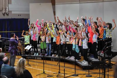 Friends of Old Rochester Music
The Friends of Old Rochester Music (F.O.R.M.) recently held their Scholarship concerts in the ORR High School gymnasium, featuring all five ORR districts. Choirs performed on March 5 and bands on March 12. The Sippican Chorus featured soloists Olivia Crillo and Gigi Arone. Choral music teachers Sarah Leahy (Old-Hammondtown) and Susan Audette (Rochester Memorial School) directed their respective choruses. Photos courtesy ORR District
