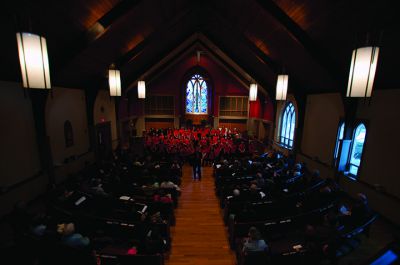 Informance Concert
On Sunday, January 27, the South Coast Children’s Chorus held an Informance Concert which allowed potentially interested members to come in and see what the group is all about. The concert was held at St. Gabriel’s Church in Marion. The chorus is well known around the state and has performed in large venues such as Fenway Park. Photos by Felix Perez.
