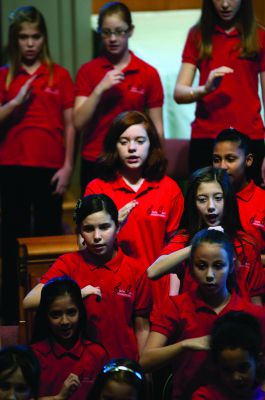 Informance Concert
On Sunday, January 27, the South Coast Children’s Chorus held an Informance Concert which allowed potentially interested members to come in and see what the group is all about. The concert was held at St. Gabriel’s Church in Marion. The chorus is well known around the state and has performed in large venues such as Fenway Park. Photos by Felix Perez.
