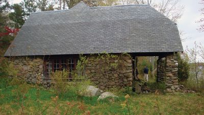 Cottage Restored
A family has restored an old 1925 stone cottage on Snipatuit Pond in Rochester to its original state, and owner Andrea King gave a presentation on the restoration process to the Rochester Historical Society who got to see step by step how the King family, living in the U.S. Virgin Islands, brought the little cottage back to life to make it their second home. Photos submitted by Andrea King
