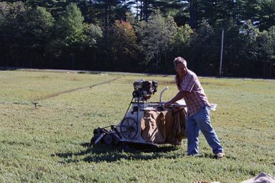 Dry Harvest
It’s cranberry season in Southeastern Massachusetts. With drought conditions, dry harvesting the berries has started largely unaffected by the lack of water thus far, but bog flooding later in the season could be affected if water sources are not replenished with rain. Paula and Dana Johnson of Rochester are in the midst of their dry pick, circling the bogs, one after the other, day in and day out with their mechanical Furfords and burlap sacks to harvest the cranberries fit for fresh fruit sale. 
