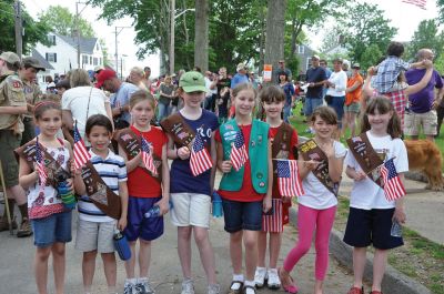 Memorial Day
A great crowd turned out for Memorial Day observances on the grounds of the Mattapoisett Public Library this Monday, May 30, 2011. Photo courtesy of Rebecca McCullough.
