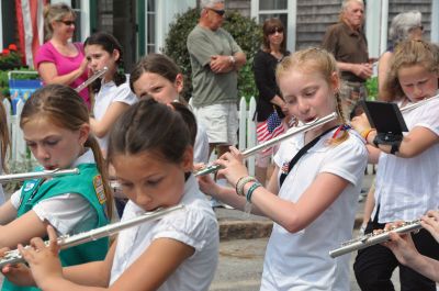 Memorial Day
A great crowd turned out for Memorial Day observances on the grounds of the Mattapoisett Public Library this Monday, May 30, 2011. Photo courtesy of Rebecca McCullough.
