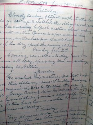 David Anderson
Mattapoisett resident David Anderson is exploring the history of his hometown and his family through the journals kept by his great-great grandparents and documenting their story to share with the world. Photo by Marilou Newell
