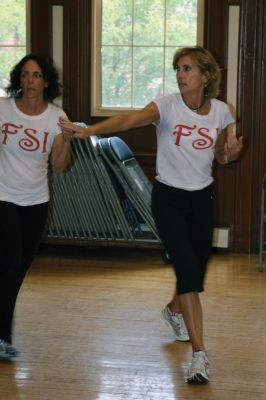 Defense
Trish Akins and Dara Midwood teach Tri-Town women a free lesson in self-defense at the Mattapoisett Council on Aging classroom at the Center School on Friday mornings. For more information on this class (open to all ages), call the COA at 508-758-4110. Photos by Anne OBrien-Kakley.
