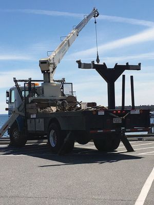 Signs of Spring
Signs of spring are in the air with the return of floating docks in Mattapoisett as harbors prepare for the boating season. Photos by Marilou Newell
