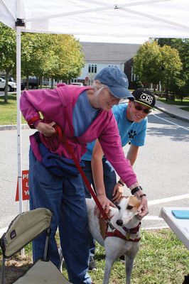 Doggie Walk-A-Thon
The Doggie Walk-A-Thon held on August 26 in Mattapoisett village is the brainchild of Freemin Bauer, whose dream is to one day create a dog park in town. Bauer’s dog walk-a-thon last year for his Boy Scout Eagle project raised money to make repairs to the Fairhaven Animal Shelter. This year, he raised money towards a dog park. 
