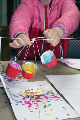 Drip Art
After school on April 22, a group of students headed right over to the Taber Library for an afternoon of “drip art” and making buttons to pin on the button mural as “Art Month” at the library comes to a close. Photos by Jean Perry April 25, 218 edition
