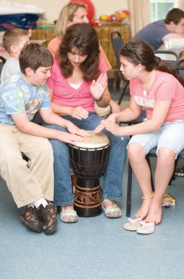 Drum Party
The Rochester Plumb Library celebrated the end of the summer reading program with a drum party, featuring Otha Day, at the First Congregational Church on July 29, 2011. Photos by Felix Perez.
