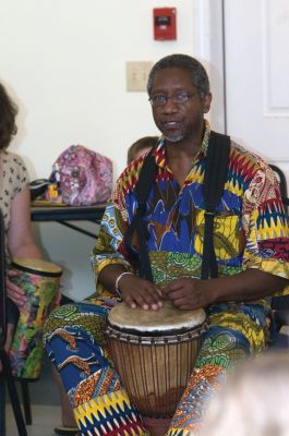 Drum Party
The Rochester Plumb Library celebrated the end of the summer reading program with a drum party, featuring Otha Day, at the First Congregational Church on July 29, 2011. Photos by Felix Perez.
