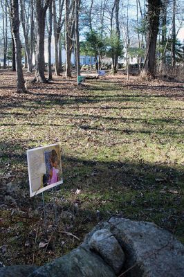 Dunseith Gardens
People gathered on Saturday morning at Dunseith Gardens in Mattapoisett to enjoy the “Coretta” story walk, a collaboration of the Mattapoisett Land Trust, Tri-Town Against Racism, and the Mattapoisett Free Public Library. The story walk based on the autobiography of Coretta Scott King points to the importance of providing children with printed reading materials that represent diversity and inclusion. 
