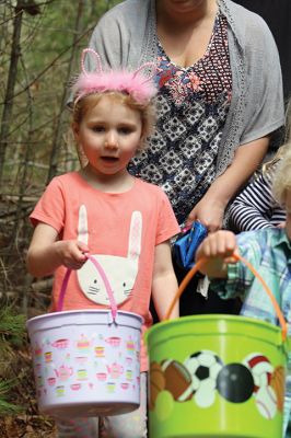 Sippican Lands Trust Easter Egg Hunt
The Sippican Lands Trust hosted another Easter egg hunt at its Peirson Woods property off Point Road on Sunday, April 14. It was a successful hunt for the dozen or so kids who found every single one of the 600 eggs hidden along the trail. Photos by Jean Perry
