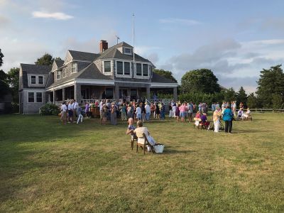 An Evening on Sippican Harbor
Locals enjoying "An Evening on Sippican Harbor," a recent celebration/fundraiser for the Marion COA’s build-out of floor-to-ceiling walls for existing office space at the Community Center.
