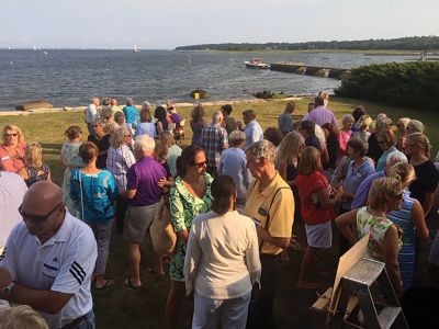 An Evening on Sippican Harbor
Locals enjoying "An Evening on Sippican Harbor," a recent celebration/fundraiser for the Marion COA’s build-out of floor-to-ceiling walls for existing office space at the Community Center.
