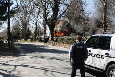 Two Fires in Mattapoisett
“The Mattapoisett Fire Department had a busy day on Thursday, April 4. While fighting a brush fire on Meadowbrook Lane. They received a call regarding a car fire on Acushnet Road. Both fires were attracted a lot  of attention but were extinguished quickly by the Department. Photo by Paul Lopes
