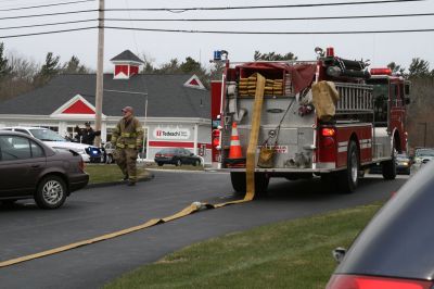 Fire at Saunders Dwyer
The Mattapoisett Fire Department responded to a fire in the wall of the utility room shortly after 11am on December 10, 2010 at the Saunders Dwyer Funeral Home on Route 6. Initial reports had smoke in the building and mutual aid was called from Fairhaven. Photo by Paul Lopes
