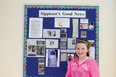 Sippican Good News
Sippican School sixth-grader, Julia Winters, helped organize and will take part in a special assembly on January 10, put on by King Arthur Flour company.  The commodity manufacturor will educate local students about the science and math behind baking bread and will provide the students will baking kits so they can make two loaves at home: one for their families, and one to be given out to a local community out-reach program.  Photo by Eric Tripoli.  
