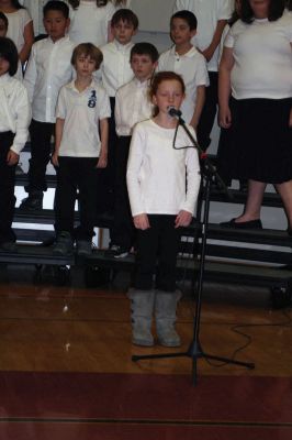 FORM Concert 
The tri-town FORM concert brought together students whose combined musicality entertained a full house. The performers sang song style selections from spiritual to jazz and the crowd pleaser “Don’t Worry Be Happy” by Rochester Memorial School. Combining the voices of nearly 300 students the finale was a soulful treatment of “Wade In The Water”. Funds raised through FORM concerts support scholarships awarded each year to graduating seniors who have completed at least two full years in a school music program.
