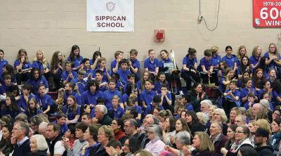 Friends of Old Rochester Music
On March 19, all the Old Rochester school bands joined together for the annual F.O.R.M. (Friends of Old Rochester Music) concert inside the ORR gymnasium. The F.O.R.M. concerts allow the OR bands to perform together while raising funds for music scholarships. Photos by Erin Bednarczyk
