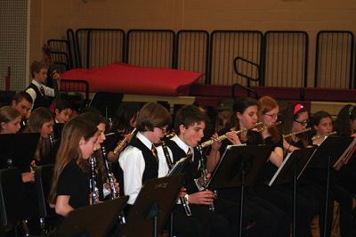 FORM Instrumental Concert
With nearly 1,000 people under one roof, ORR’s FORM Instrumental Concert ‘rocked’ the house. Middle-school students from Rochester, Marion and Mattapoisett along with junior and senior high school students from ORR showed their audience just why music in public schools is important. The vocal FORM concert is scheduled for March 13, 2014 at ORR High School. Photo by Marilou Newell
