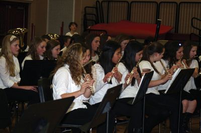 FORM Instrumental Concert
With nearly 1,000 people under one roof, ORR’s FORM Instrumental Concert ‘rocked’ the house. Middle-school students from Rochester, Marion and Mattapoisett along with junior and senior high school students from ORR showed their audience just why music in public schools is important. The vocal FORM concert is scheduled for March 13, 2014 at ORR High School. Photo by Marilou Newell
