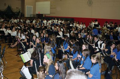 FORM Instrumental Concert
With nearly 1,000 people under one roof, ORR’s FORM Instrumental Concert ‘rocked’ the house. Middle-school students from Rochester, Marion and Mattapoisett along with junior and senior high school students from ORR showed their audience just why music in public schools is important. The vocal FORM concert is scheduled for March 13, 2014 at ORR High School. Photo by Marilou Newell
