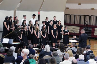  F.O.R.M. concert
Old Rochester Regional High School Chorus at the F.O.R.M. concert held on March 8. This was the first F.O.R.M. concert since March of 2020. Photo courtesy Erin Bednarczyk
