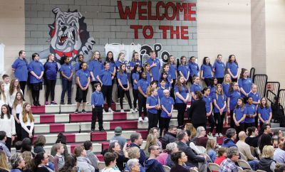 Friends of Old Rochester Music
The Friends of Old Rochester Music concert series' ticket sales earns money for FORM scholarships and programs and present a unique opportunity for younger students to see what is in store for them if they commit to the chorus, an instrument or both. The Choral concert featured several soloists and small groups of singers. Photos courtesy Erin Bednarczyk
