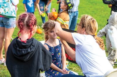 Family Fun Festival 
Attendees to Saturday’s Fall Free Family Fun Festival at Shipyard Park in Mattapoisett saw many smiling children who enjoyed face painting, hayrides, and various pumpkin-related games and goodies. The event was sponsored by the Mattapoisett Lions Club. Photos by Ryan Feeney
