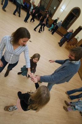 Harvest Family Dance
Families danced the night away the evening of November 15 during the Harvest Family Dance hosted by the Southcoast Children’s Chorus. A professional caller led participants step by step in contra dancing inside the Marion Music Hall, with proceeds of the dance funding the chorus’ trip to Austria in June. Photos by Felix Perez
