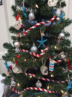 Friends of Marion Council on Aging 
The Friends of Marion Council on Aging extended its outreach by going with tabletop-size trees for its annual Festival of Trees held Saturday at the Cushing Community Center. Raffle tickets are available until December 8. Photos by Marilou Newell
