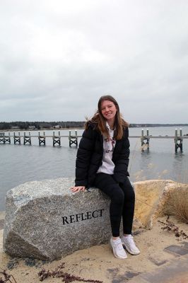 Charlotte Forker
Tabor Academy sophomore Charlotte Forker has joined the Students of The Year campaign through the Leukemia & Lymphoma Society and will campaign this winter to raise money in honor of her mother Jen, a school nurse at Tabor who fought a long battle with leukemia before passing away in October of 2018. Jen, a 15-year-old student from Marion, has set a goal of $20,000 that she will work to raise over a seven-week period that begins on January 29. See story. Photo by Mick Colageo - January 14, 2021 edition
