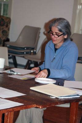 Amnesty International
Charlotte Purrington and  Deena Kinsky from the Mattapoisett Friends Meeting House participated in Amnesty International’s Write for Rights campaign on Sunday, January 18. Photos by Marliou Newell
