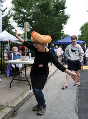 Super-Dupering in the Street 
Main Street in Marion was the scene for the annual First Congregational Church Super Duper Fun Fair on July 29. The fair, which is always an anticipated and memorable community event, brought scores of people out in spite of threatening weather. Photos by Glenn C. Silva
