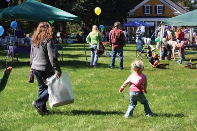 Grandparent's Day
It was a perfect autumn day for the SouthCoast Senior Resource Alliance Grandparents Day at Hiller Farm in Rochester on September 19. Children and their grandparents had fun playing bean-bag toss, bocce, posing with the Three Stooges, and more. The face-painting and petting zoo areas were a complete hit! Most importantly, the free event provided information to seniors on health services available in the SouthCoast area. Photo by Anne OBrien-Kakley
