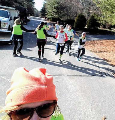 GRIT
Members of the ORR running group GRIT were out hitting the pavement on Saturday, January 27 for the annual Frosty Run 5K held at Old Colony. The group of about 25 students and school staff train and participate in various races throughout the year. Photos by Erin Bednarczyk
