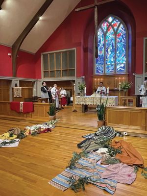 St. Gabriel’s 
Tanya Ambrosi shared these photos of the Palm Sunday celebration at St. Gabriel’s episcopal church, Marion
