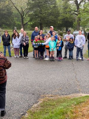 Memorial Day
Robert Pina shared photos of the annual planting of geraniums at veterans’ graves for Memorial Day.
