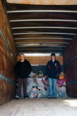 Gifts to Give
On January 16, local high school students collected donations for Gifts to Give, a student-powered community organization that services families in need. Gifts To Give encourages Southcoast students to volunteer for their community. Students help organize collection drives or can work a "shift" at the New Bedford processing warehouse. For more information visit GiftstoGive.org. Photos by Felix Perez.
