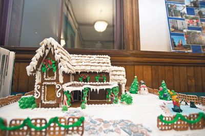 Gingerbread House Gala
Buzzards Bay Area Habitat for Humanity held a Gingerbread House Gala and Silent Auction fund raising event on Thursday, December 5. There was choir music, pianist Al Russo, handcrafted gingerbread houses and a silent. Photos by Felix Perez
